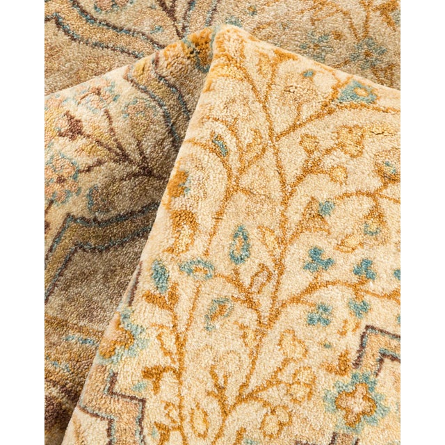 Textile Mogul, One-of-a-Kind Hand-Knotted Area Rug - Ivory, 3' 2" x 4' 10" For Sale - Image 7 of 8
