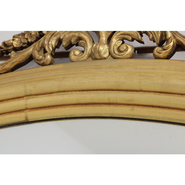 Moyer Gold Gilt Regency Style Large Wall Mirror For Sale - Image 9 of 17