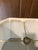 Early 20th Century Vintage Porcelain Lamp With Shade For Sale - Image 5 of 8