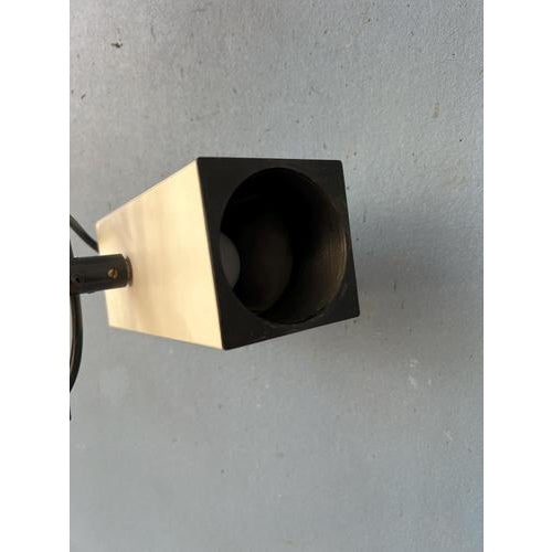 Vintage Beige Downrod Ceiling Lamp from Philips For Sale - Image 12 of 13