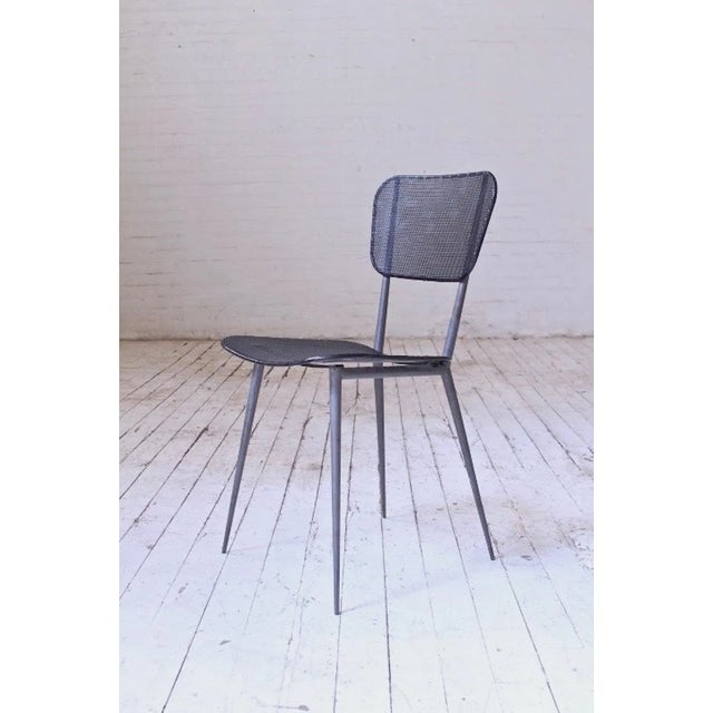 Mathieu Matégot Vintage Set of 4 Mathieu Matégot Attributed Dining Chairs, France, 1950s For Sale - Image 4 of 4