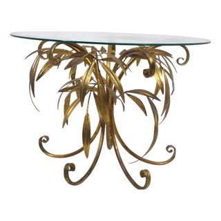 Floral Side Table by Hans Kögl, 1970s For Sale