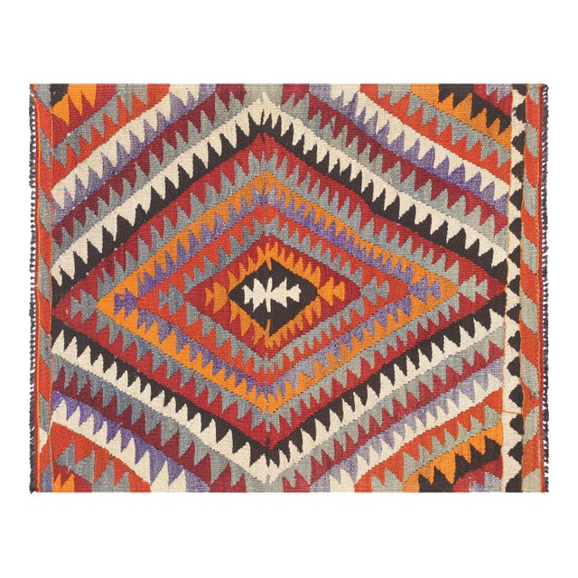 1960s Turkish Kilim For Sale