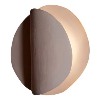 Onde #2 Wall Light in Sandy Stoneware by Margaux Leycuras For Sale