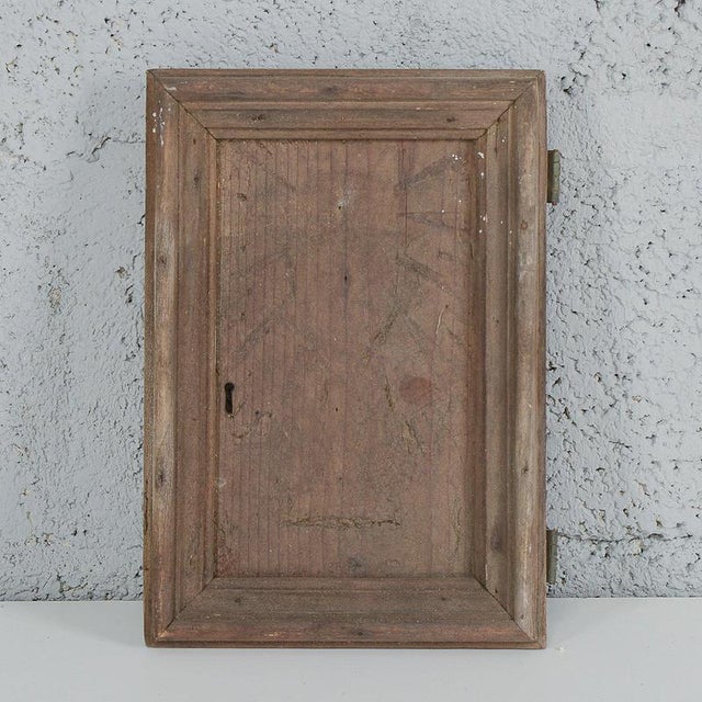 Wood Small Antique Door in Wood, 1700s For Sale - Image 7 of 7