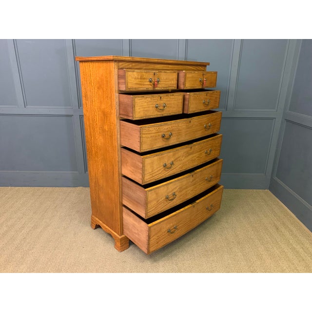 Inlaid Satinwood Tallboy, 1905 For Sale - Image 14 of 18