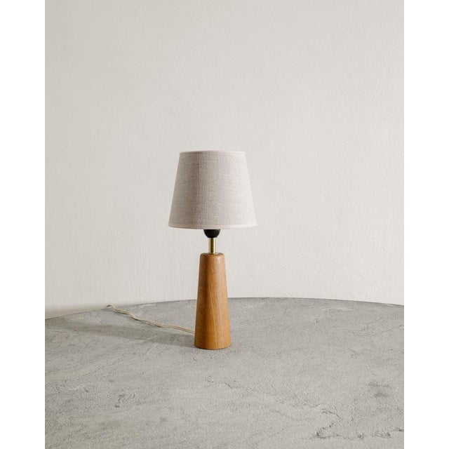 Finnish Mid-Century Wooden Desk or Table Lamp attributed to Lisa Johansson-Papé, 1950s For Sale - Image 6 of 6