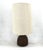 Large Ceramic Table Lamp or Floor Lamp with Original Fabric Shade from Krö, 1960s For Sale - Image 3 of 11