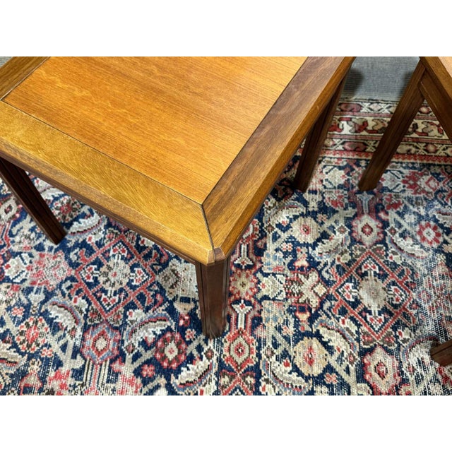 Vintage Nesting Teak Tables, 1970s, Set of 3 For Sale - Image 4 of 13