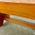 1970s Vintage Arts & Crafts Farmhouse Folk Art Painted Pine Bench For Sale - Image 10 of 11