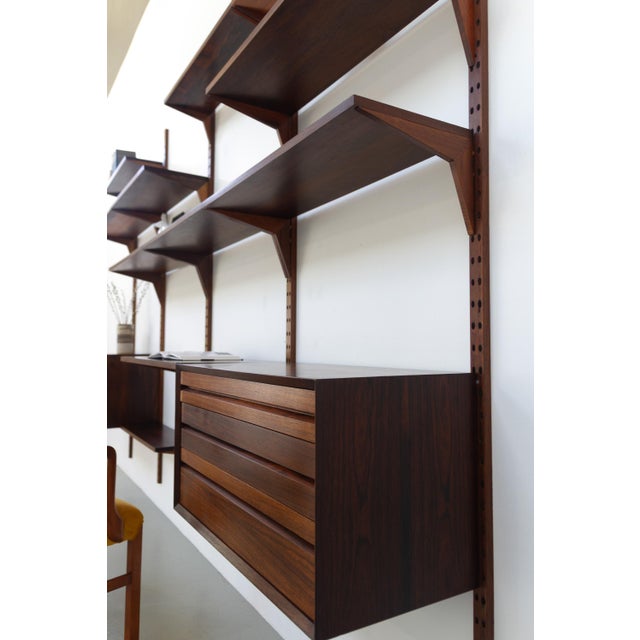 Vintage Danish Pau Ferro Modular Wall Unit by Poul Cadovius for Cado, 1960s For Sale - Image 18 of 18