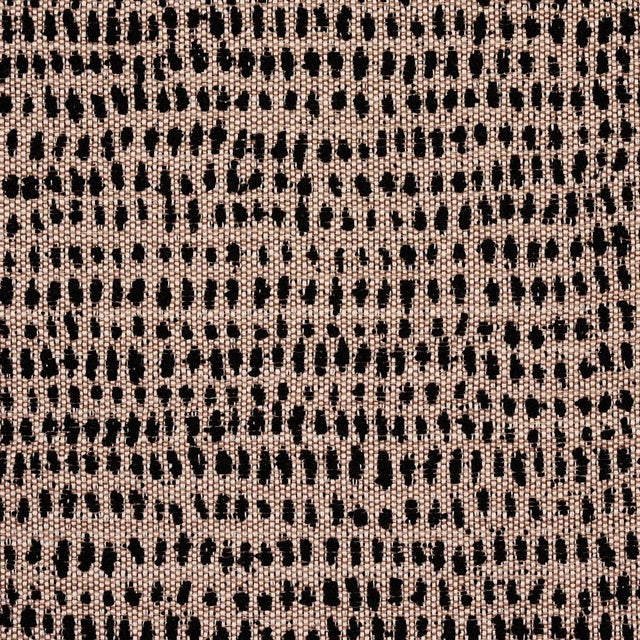 Sample - Schumacher Oscar Indoor/Outdoor Fabric in Noir For Sale