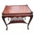 Hickory Chair Two Tier Mahogany Side Table With Gallery Top For Sale
