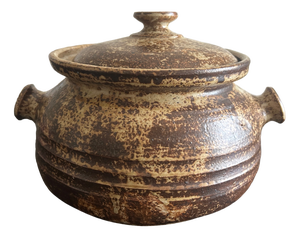 Stoneware Covered Pot from Alain Rech, 1970s