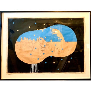 Scoli Acosta, Scoli Acosta Large Contemporary Mixed Media Painting LA Artist Dakota Nightshade, 2004 For Sale