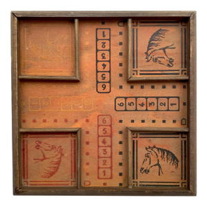 Vintage Horse Themed Wahoo Gameboard