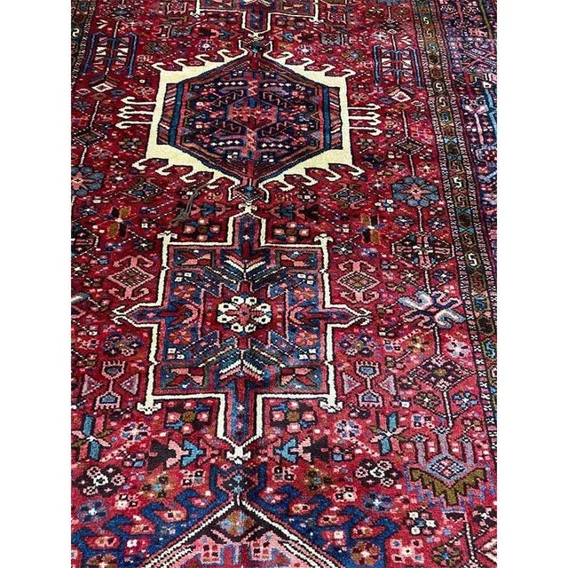 1950s 1950s Old Persian Karajeh Runner Rug 5’1″ X 14’5″ For Sale - Image 5 of 12