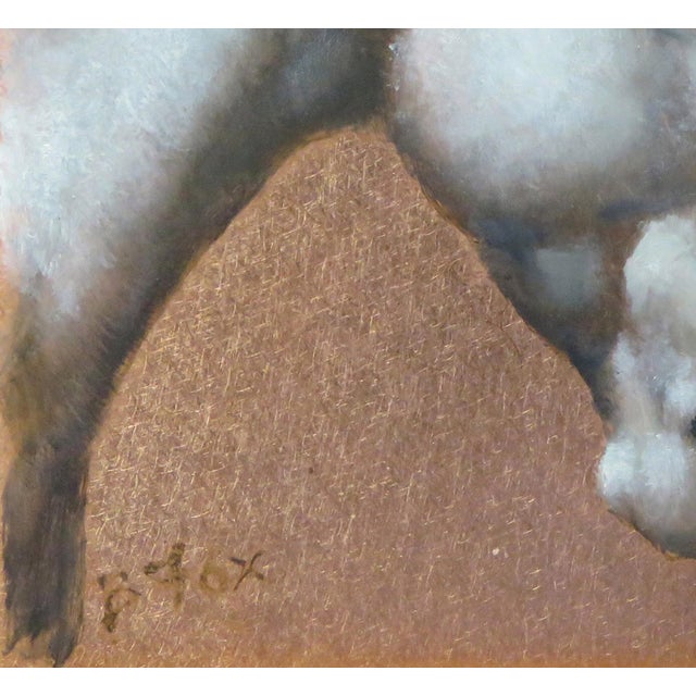 A Willing Spirit #5 by Barbara Fox | Oil on Copper Portrait of a horse's head. For Sale - Image 4 of 5