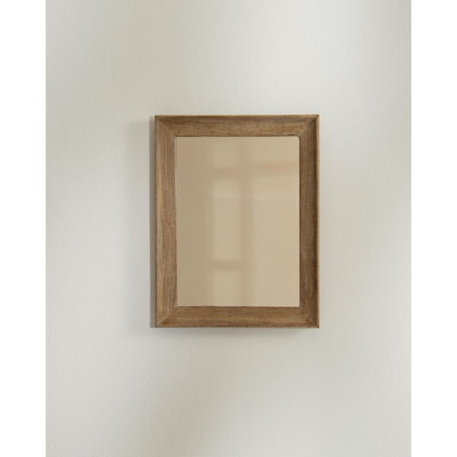 19th Century French Tan Oak Mirror For Sale - Image 14 of 15