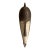 Vintage African Fang Elongated Face Wooden Mask Gabon 22" H For Sale