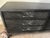 Modern Vanguard Modern Charcoal Textured Three-Drawer Console Credenza For Sale - Image 3 of 12