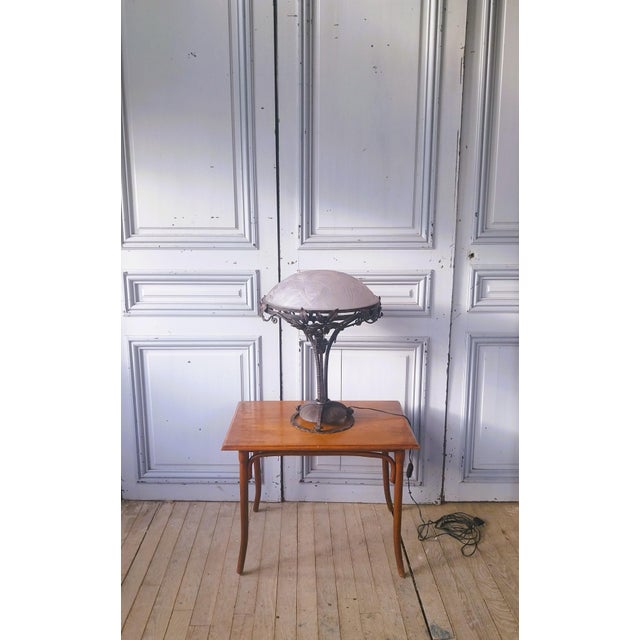 Black Vintage Light Fixture from Gaumont Paris, 1920s For Sale - Image 8 of 14