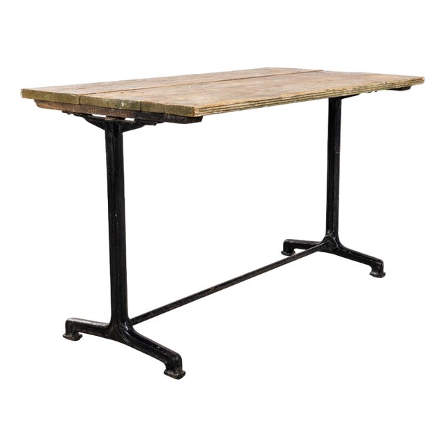 Vintage Bistro Dining Table, 1930s For Sale