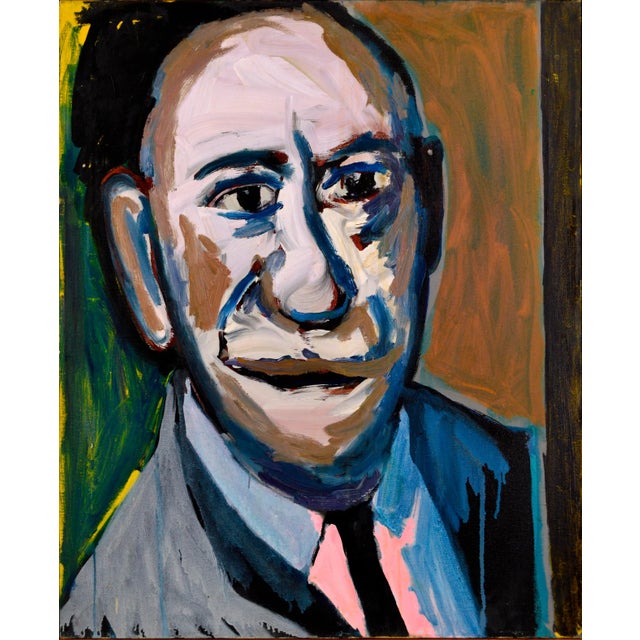 Portrait of Man San Francisco Bay Area Figurative Movement Figurative portrait of a man by San Francisco artist Peter...