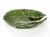 Charming green Majolica cabbage leaf serving platter with attached serving bowl, perfect for chips and dip! Made by...