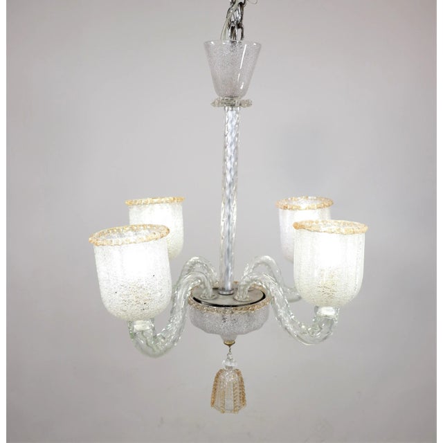 Mid Century Modern Murano Glass Fixture For Sale - Image 11 of 11