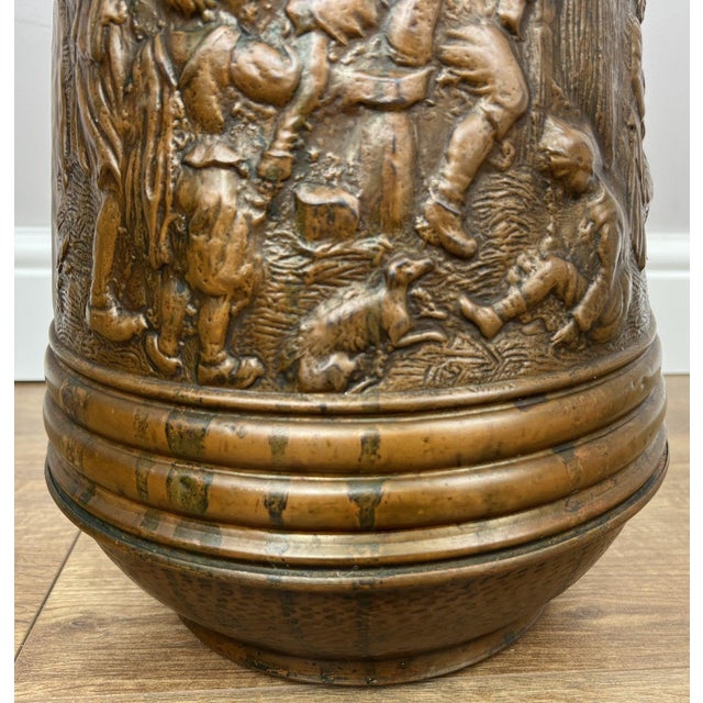 Vintage Umbrella Stand in Copper For Sale - Image 6 of 15