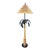 1980s Palm Tree Woven Floor Lamp For Sale