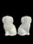 Figurative Pair of Miniature English Staffordshire Poodle Figurines, 1950s, 3ʺ Tall For Sale - Image 3 of 11