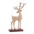 Kenneth Ludwig Chicago Metal Deer Figurines on Wood Base (Set of 2) For Sale - Image 4 of 5
