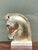 Silver Vintage Horse Head Sculpture For Sale - Image 8 of 17