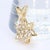Contemporary 14k Yellow Gold & Diamond Star of David Pendant For Sale - Image 3 of 4