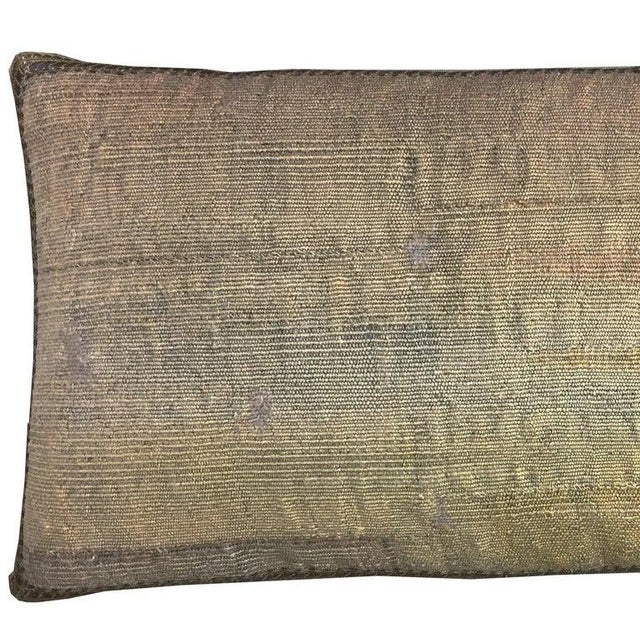 Baroque 17th Century Antique Brussels Abstract Tapestry Pillow For Sale - Image 3 of 4