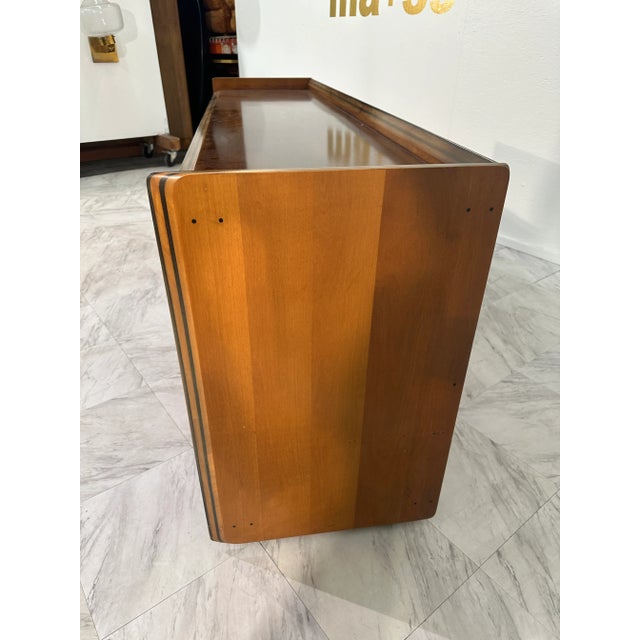 Wood Afra & Tobia Scarpa, Artona Sideboard in Walnut and Leather, Maxalto 1970s For Sale - Image 7 of 11