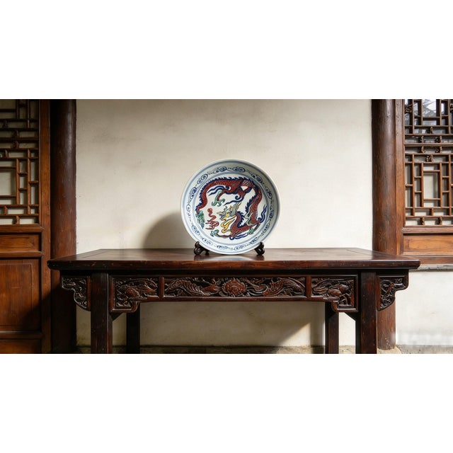W-18cm,H-4cm Experience the beauty and elegance of Chinese history with our Chinese Vintage Porcelain Handcrafted with...