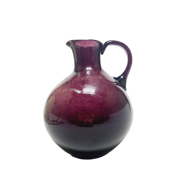 Vintage Polish Jug by Zbigniew Horbowy for Sudety Glassworks, 1970s For Sale - Image 4 of 18