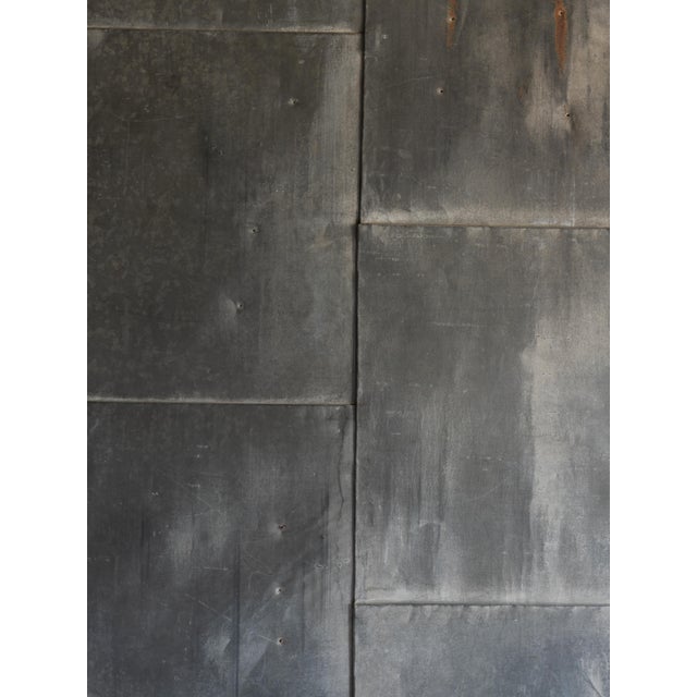 Japanese Antique Tin Door "Wall Decoration" 1860s-1900s / Wabi Sabi For Sale - Image 12 of 14