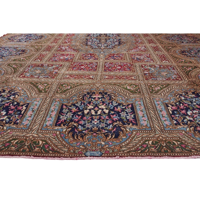Vintage Persian Lavar Kerman Rug, 11'03 X 16'11 For Sale - Image 4 of 10