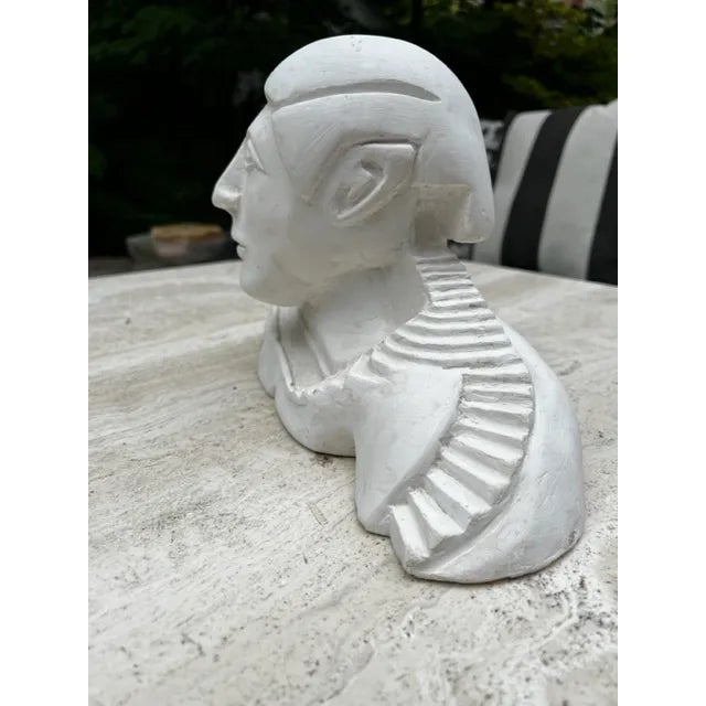 Modern Pop Art MCM Plaster Bust of Man For Sale - Image 9 of 9