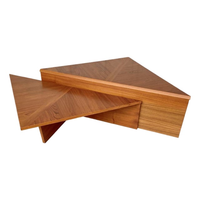 1970s Laurits M Larsen Danish Teak Coffee Table For Sale