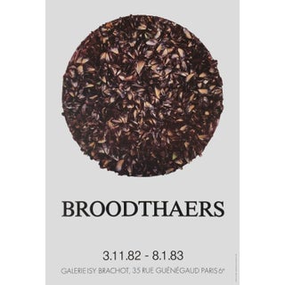 1982 Marcel Broodthaers Isy Brachot Poster For Sale