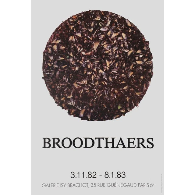 1982 Marcel Broodthaers Isy Brachot Poster For Sale