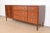 Mid-Century Modern John Stuart Mid-Century Modern Walnut Triple Dresser or Credenza, Newly Refinished For Sale - Image 3 of 13