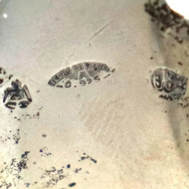 Mid 20th Century Vintage Mexican AEM Sterling Silver Sugar Tongs For Sale - Image 5 of 6