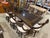 Italian Pietro Costantini Dark Laquer Dining Set For Sale - Image 3 of 9