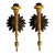 Huge Pair of 19th C Style Giltwood Torchieres Wall Sconces For Sale